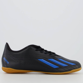 Imagem da oferta Chuteira Adidas Deportivo II IN Futsal Preta e Azul Tam 44