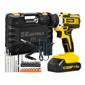 Imagem da oferta Parafusadeira E Furadeira Impacto The Black Tools Tb-21pw 3/8 Cor Amarelo Frequência 50/60 Hz