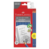 Imagem da oferta Lápis Preto Redondo Nº2 HB Faber-Castell EcoLápis PM/1210AZ12+2 14 Unidades