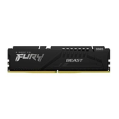Imagem da oferta Memória RAM Kingston Fury Beast 16GB 5600MHz DDR5 CL40 para Intel XMP - KF556C40BB-16
