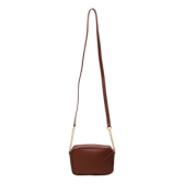 Imagem da oferta Bolsa Feminina Tiracolo Essencial Tamanho Pequena Anacapri Acambamento dos ferragens Níquel Cor Marrom-escuro Correia d