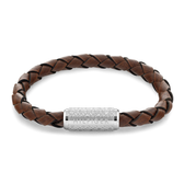 Imagem da oferta Pulseira Tommy Hilfiger Masculina Suede Marrom - 2790482