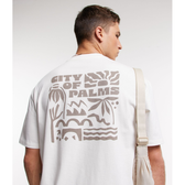 Imagem da oferta Camiseta Relaxed em Meia Malha com Estampa Frente e Costas City of Palms