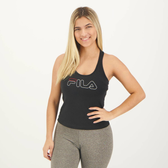 Imagem da oferta Regata Fila Comfort Basic Feminina Preta - FutFanataics