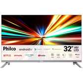 Imagem da oferta Smart TV Philco 32 LED Dolby Áudio Prata PTV32M9GACGB 127v