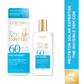 Imagem da oferta Protetor Solar Facial Expertise The Invisible Sem Cor Fps60 40g L'oreal Paris