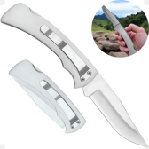 Imagem da oferta Canivete Inox De Bolso Retrátil Com Presilha E Trava