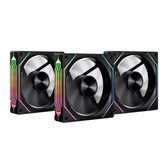 Imagem da oferta Kit Ventoinhas Pichau Ventus NX | ARGB 3x120 mm | Luzes Vibrantes | Fluxo de Ar 62 CFM | Rolamento Hidráulico Silencios
