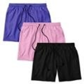 Imagem da oferta Kit 3 Short Masculino Bermuda Praia Verão Treino Esporte Mauricinho Tactel