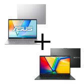 Imagem da oferta Kit Notebooks Asus Vivobook S14 i5-13420H 16GB SSD 512GB W11 S3407VA-LY044W + Vivobook Go 15 Ryzen 3-7320U 4GB SSD 128GB KeepOS E1504FA-NJ1291