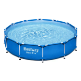Imagem da oferta (Meli+) Piscina Estruturada 4678l Redonda Azul Steel Pro Bestway