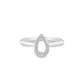 Imagem da oferta Anel Life Astro Gota em Prata 925 com Pedras Incolores