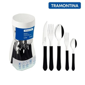 Imagem da oferta Jogo de Talheres Tramontina Leme Faqueiro 20 pçs Lâminas em Aço Inox e Cabos de Polipropileno