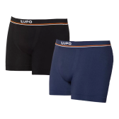 Imagem da oferta Kit Com 2 Cuecas Boxer Adulto Poliamida Lupo - Tam P