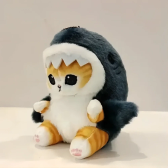 Imagem da oferta Bonito tubarão gato boneca de pelúcia pingente bela sala e carro camarão gato decoração pingente abertura feriado m