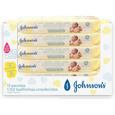 Imagem da oferta Johnson's Baby Lenços Umedecidos Recém Nascido 12 unidades