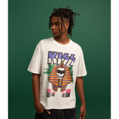 Imagem da oferta Camiseta Boxy em Algodão com Estampa Kiss