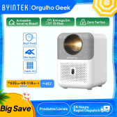 Imagem da oferta BYINTEK LOVE U4 Smart Mini Projetor de Home Theater 1080P Vídeo Android WIFI