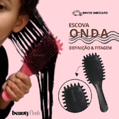 Imagem da oferta Escova Onda Finalizadora Beauty Flash Definição de Cachos e Finalização para Cabelo Cacheado Crespo por R$16,49 - R$