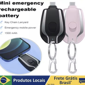 Imagem da oferta Chaveiro Power Bank 1500 mAh