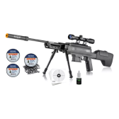 Imagem da oferta Carabina Pressão Black Ops 5.5mm Espingada Luneta Gás Ram