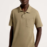 Imagem da oferta Camisa Polo Básica Masculina Em Piquet Com Bolso - Verde