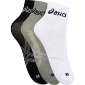 Imagem da oferta Kit de Meias ASICS Lic Cano Curto Quarter com 3 Pares - Adulto