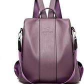Imagem da oferta Mochila Feminina Moda Mochila de Grande Capacidade Viagem Mochila Mulheres de Couro PU Macio Multifuncional Anti-roubo B