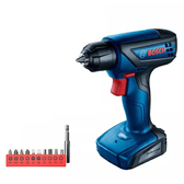 Imagem da oferta Furadeira e Parafusadeira Bosch com Bits GSR 1000 Smart 12 Volts