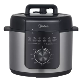 Imagem da oferta Panela Elétrica Midea Mecânica Pressão 4l Preta E Inox - 127v