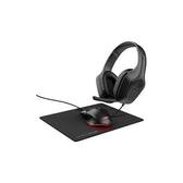 Imagem da oferta Kit Gamer Trust GXT790 TRIDOX Headset Mouse com Iluminação LED 6400 DPI Mouse Pad Preto - 25117