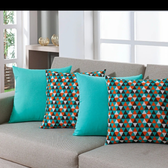 Imagem da oferta Kit 4 Capas Almofadas Decorativa Moderna 45x45 -4uni