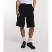 Imagem da oferta Bermuda Ampla Alfaiatada em Sarja com Passantes no Cós