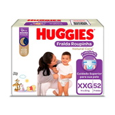 Imagem da oferta Fraldas Huggies Roupinha Natural Care Tam XXG - 52 Unidades