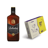 Imagem da oferta Kit Ballantines American Barrel Whisky Sour 750ml