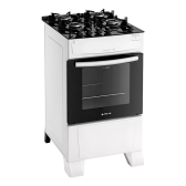 Imagem da oferta Fogão 4 Bocas Atlas Mônaco Top Glass Acendimento Automático Cor Branco Bivolt