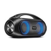 Imagem da oferta Caixa de Som Boombox AIWA Bluetooth IPX5 Luzes Multicores com Alça - AWS-BBS-02