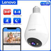 Imagem da oferta Câmera de Segurança Lâmpada Lenovo 3mp Wifi E27