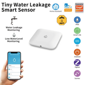 Imagem da oferta Sensor Inteligente de Vazamento de Água Pequeno ZigBee Detector de Vazamento Inteligente com Alarme Compatível com T
