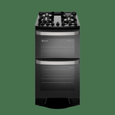 Imagem da oferta Fogão 4 bocas Electrolux Preto Experience com Duplo Forno PerfectCook e Multi Chama 110V (FE4DP)