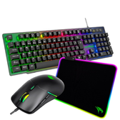 Imagem da oferta Combo Teclado Mouse e Mousepad Speed Viper Pro Gamer Viper 417 Preto