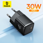 Imagem da oferta Carregador Baseus 30w gan carga rápida