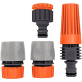 Imagem da oferta 2 Kits Conjunto para Irrigação Tramontina 78580610 com Engates Rápidos e Esguicho