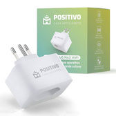 Imagem da oferta Smart Plug Max Wi-Fi Positivo Casa Inteligente 16A NBR 14136 Configuração Rápida 1600W Bivolt Compatível com Ale