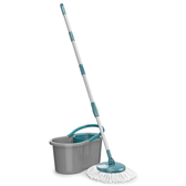 Imagem da oferta Mop Giratório Fit Balde 8 litros limpa centrifuga lava e seca MOP5010 Flash Limp