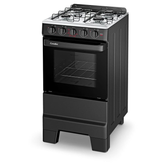 Imagem da oferta Fogão Esmaltec Ideal POP 4 Bocas Preto com Forno Limpa Fácil - Bivolt