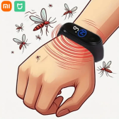 Imagem da oferta Xiaomi repelente de mosquitos pulseira física ultrassônica não-química esportes repelente de mosquitos pulseira casa