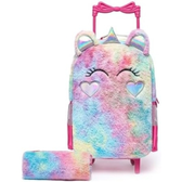 Imagem da oferta Mochila Infantil Escolar de Rodinha Spector Pelúcia Uny Unicórnio