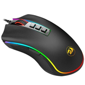 Imagem da oferta Mouse Gamer Redragon Cobra Com Fio Chroma RGB 10000DPI 7 Botões Programáveis Preto - M711