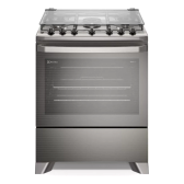 Imagem da oferta Fogão de chão Experience FE5TC 5 bocas 108.9L prateado Electrolux 110V/220V